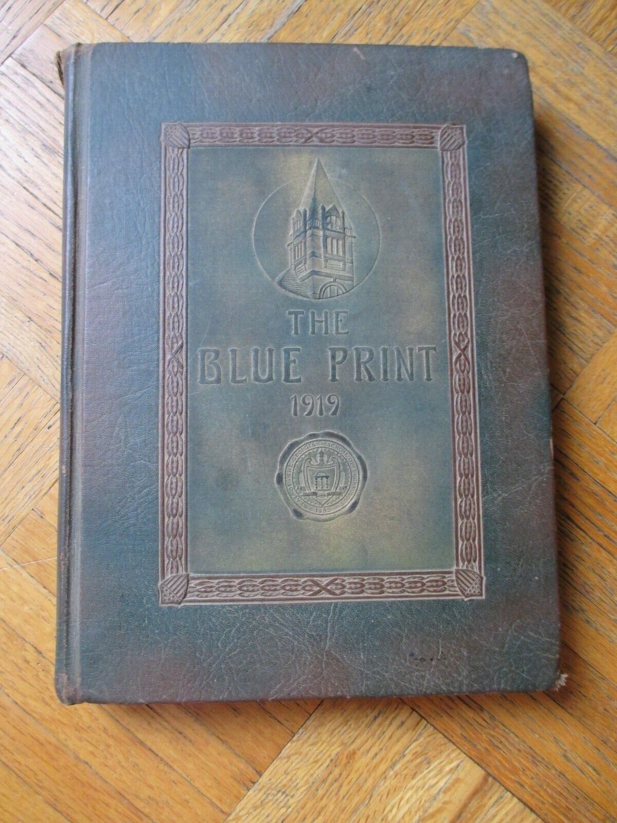 1919 THE BLUEPRINT GEORGIA TECH YEARBOOK GOLDEN TORNADO - JOHN HEISMAN LAST YEAR