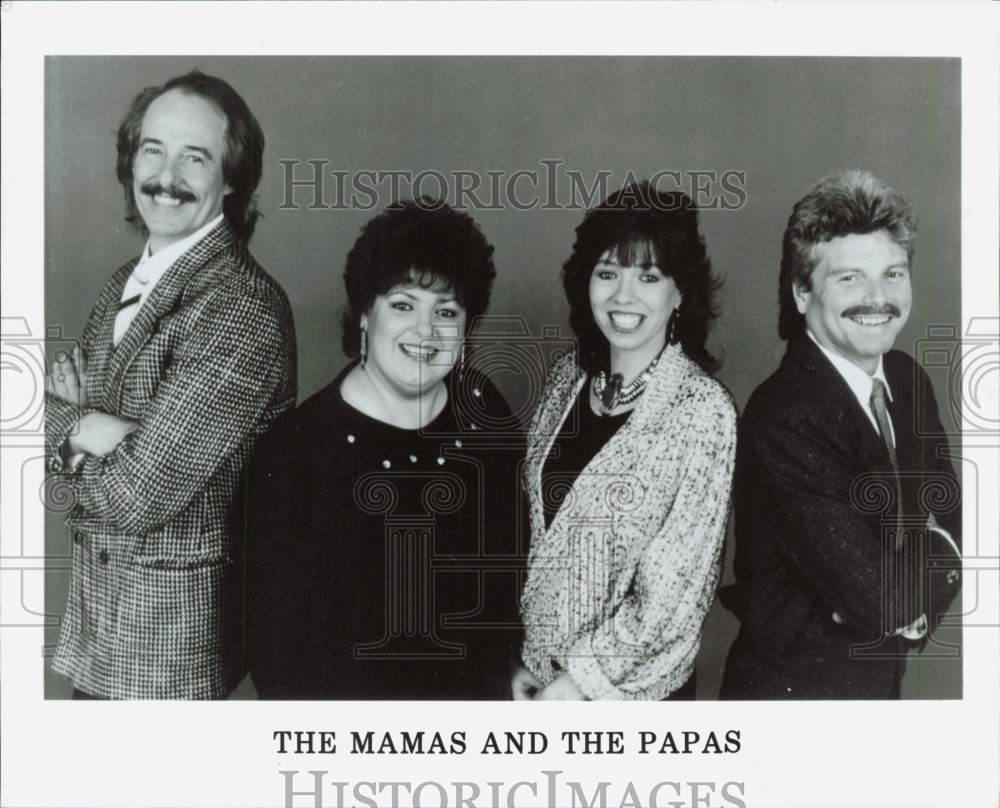 1990 Press Photo The Mamas and the Papas vocal group - lra91908