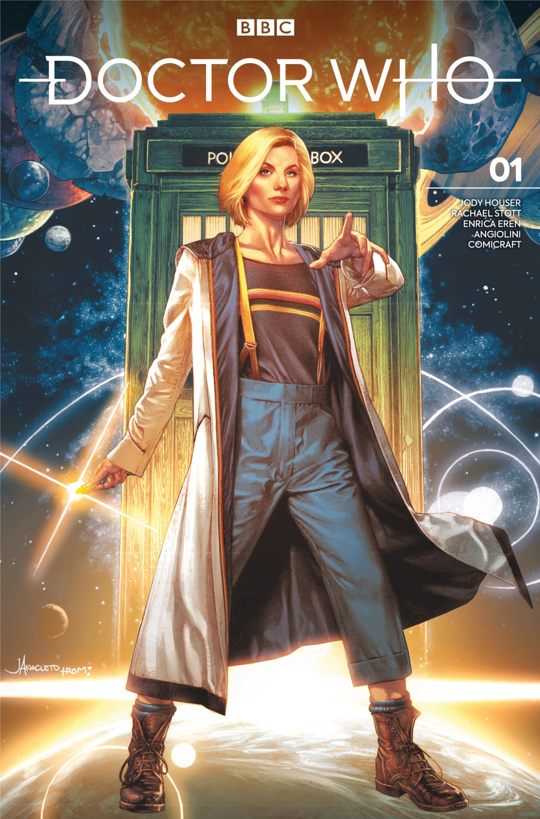 DOCTOR WHO 13TH #1 UNKNOWN COMIC BOOKS ANACLETO EXCLUSIVE VAR 11/7/2018