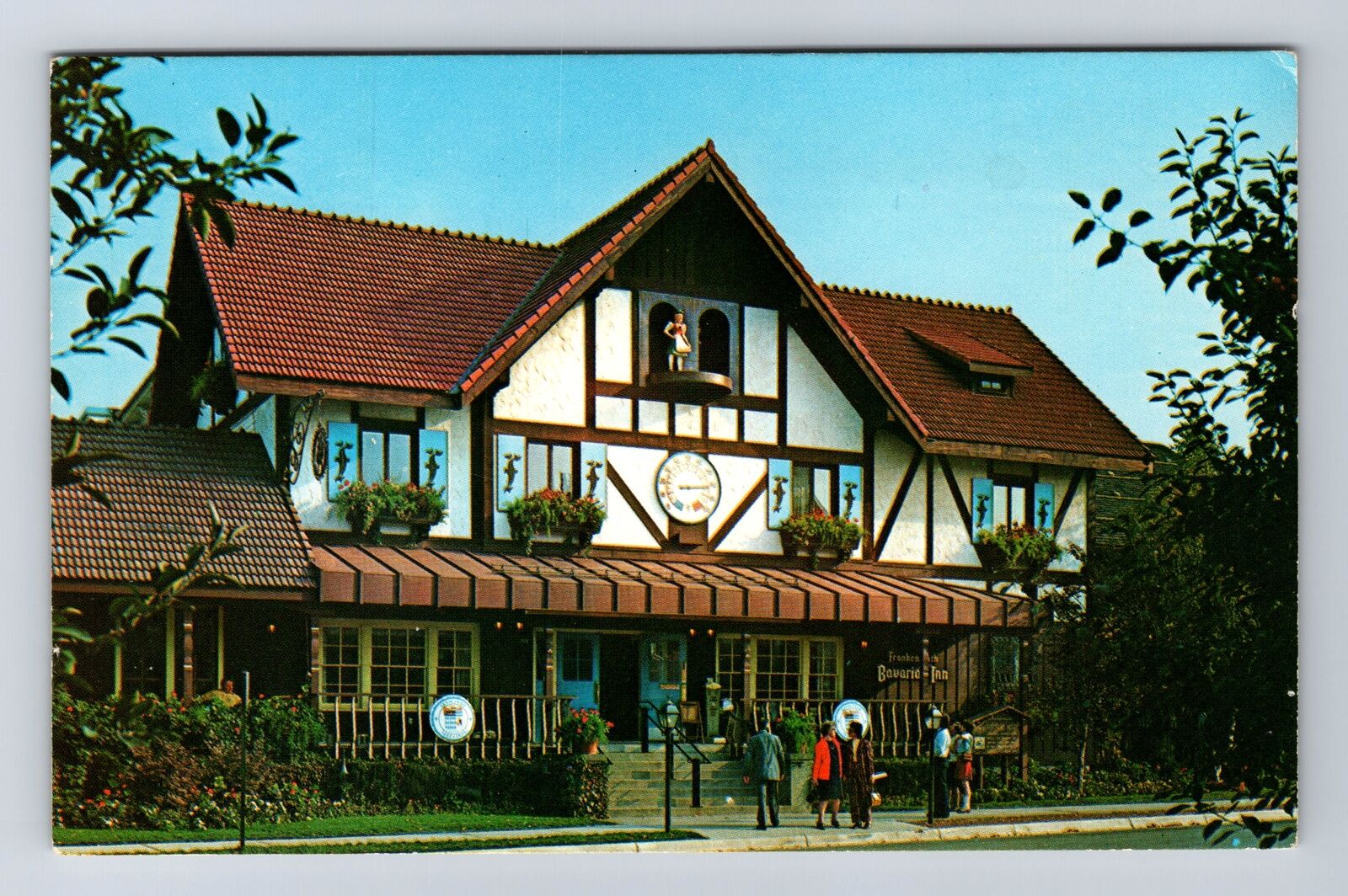 Frankenmuth MI-Michigan, Frankenmuth Bavarian Inn, Antique, Vintage Postcard