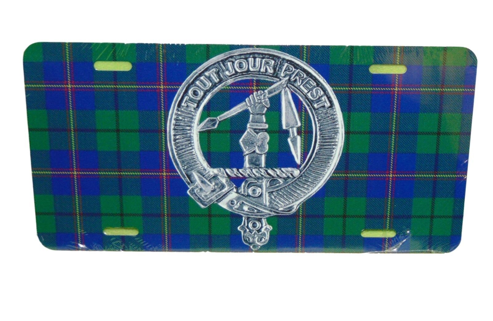 Scottish Clan Carmichael License Plate 6 X 12 Inches New Aluminum Made In Usa