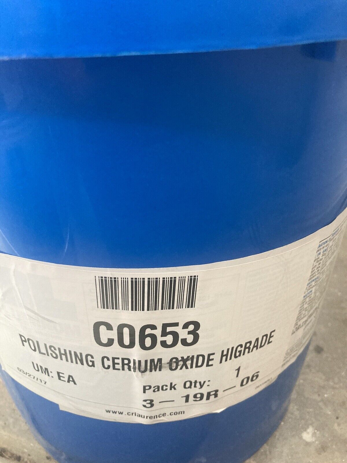 1/4 LB - CRL CERIUM OXIDE - HiGrade Optical Glass Polishing Compound