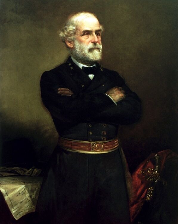 Confederate General Robert E Lee Portrait Print 8\
