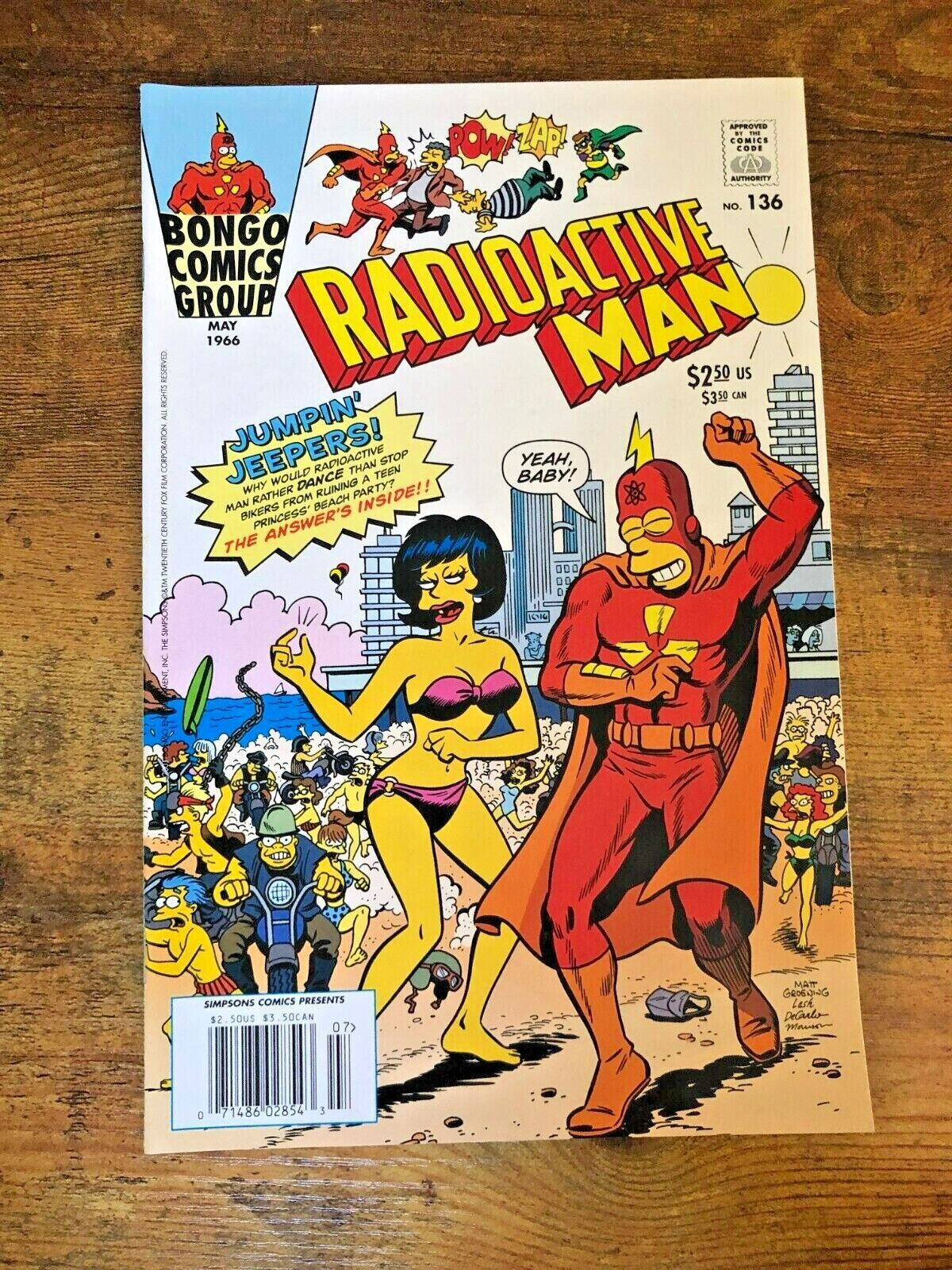 Radioactive Man #136 (Cvr Dated 1966) (Vol 2 #3 2001) Campy 60s Issue - VF/NM