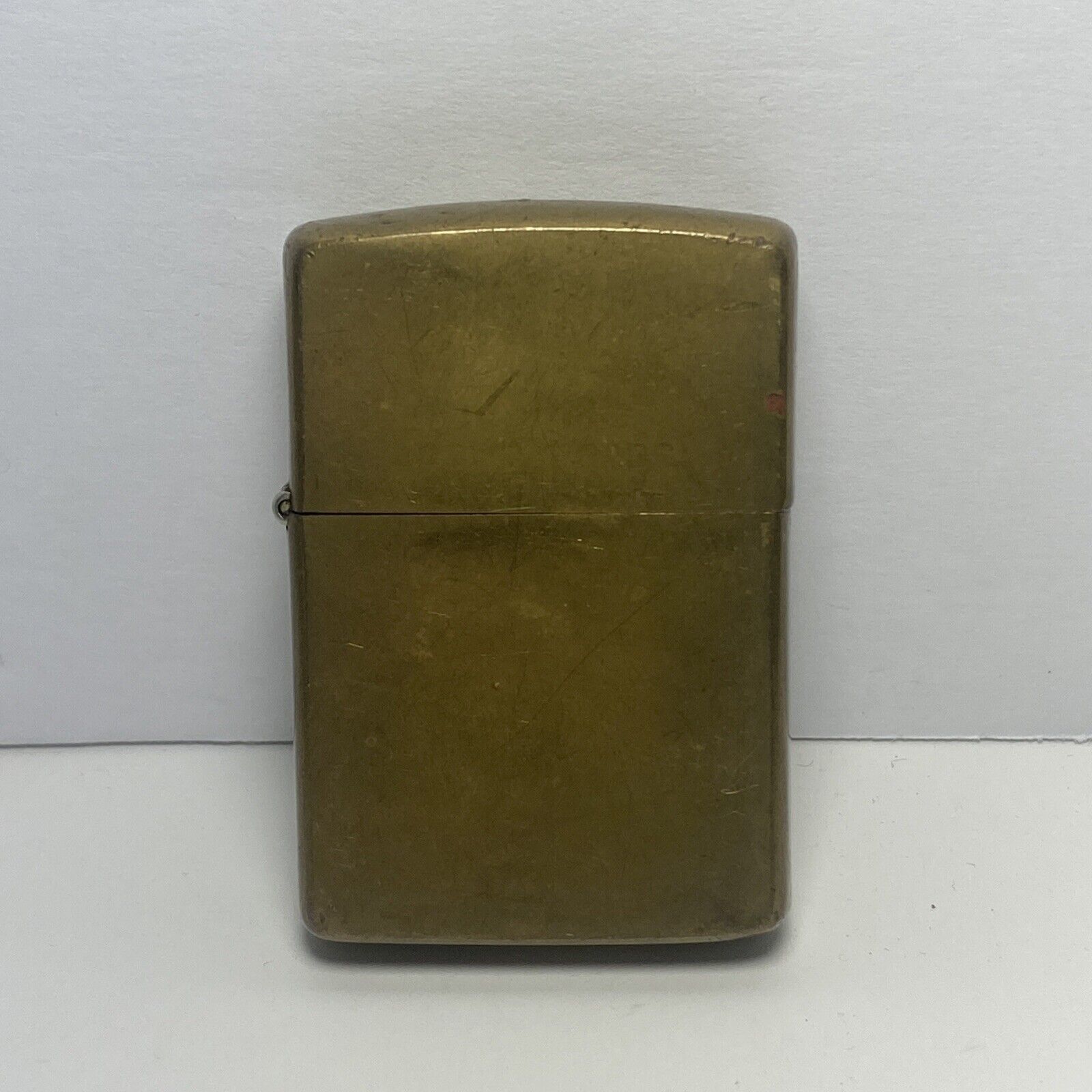 Vintage 1932 - 1989 Solid Brass Zippo Lighter (A1)