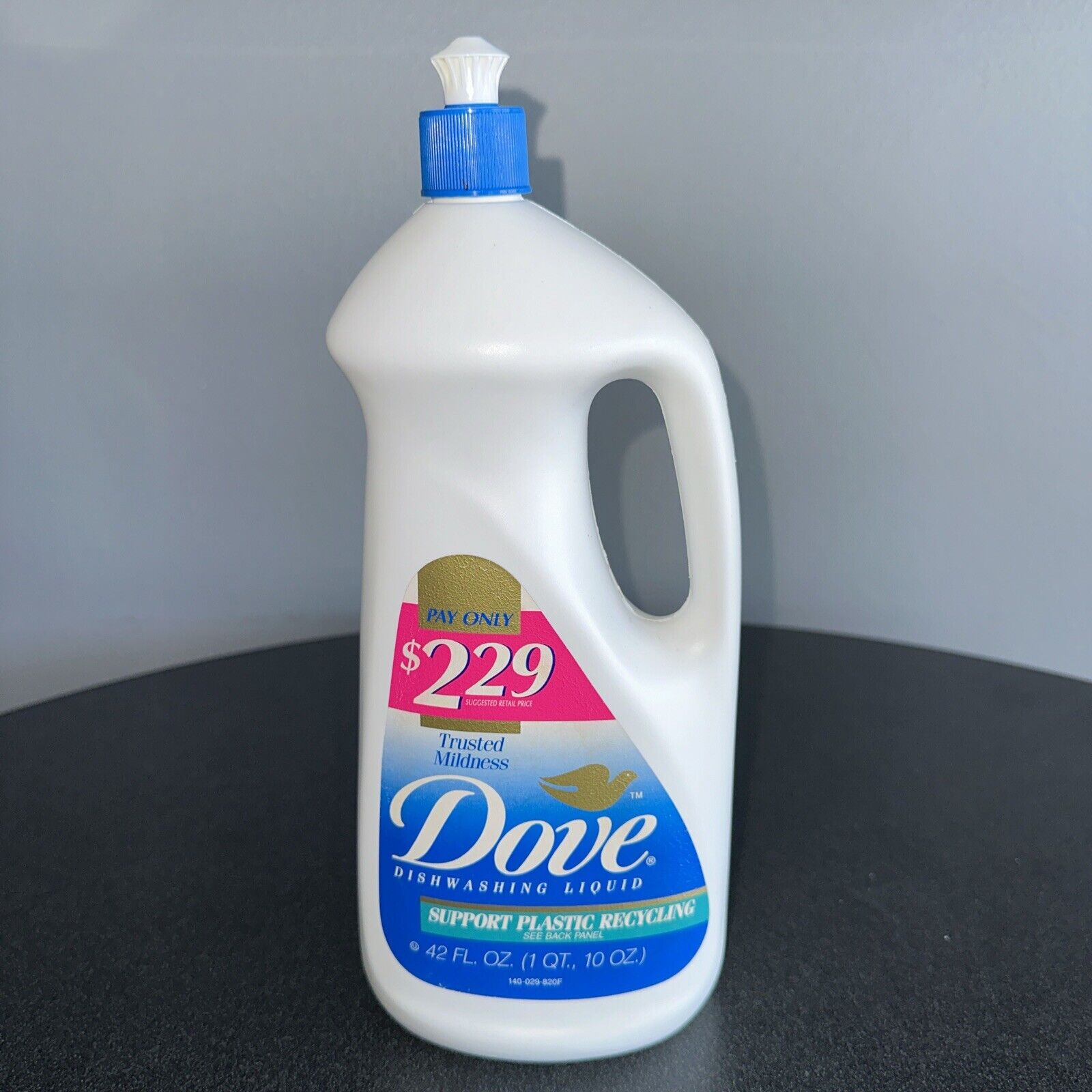 Vintage Dove Dishwashing Liquid 42oz EMPTY