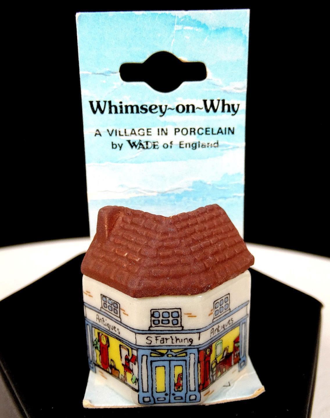Wade Porcelain Whimsey On the Why River Antique Shop #10 Miniature Figurine 1981