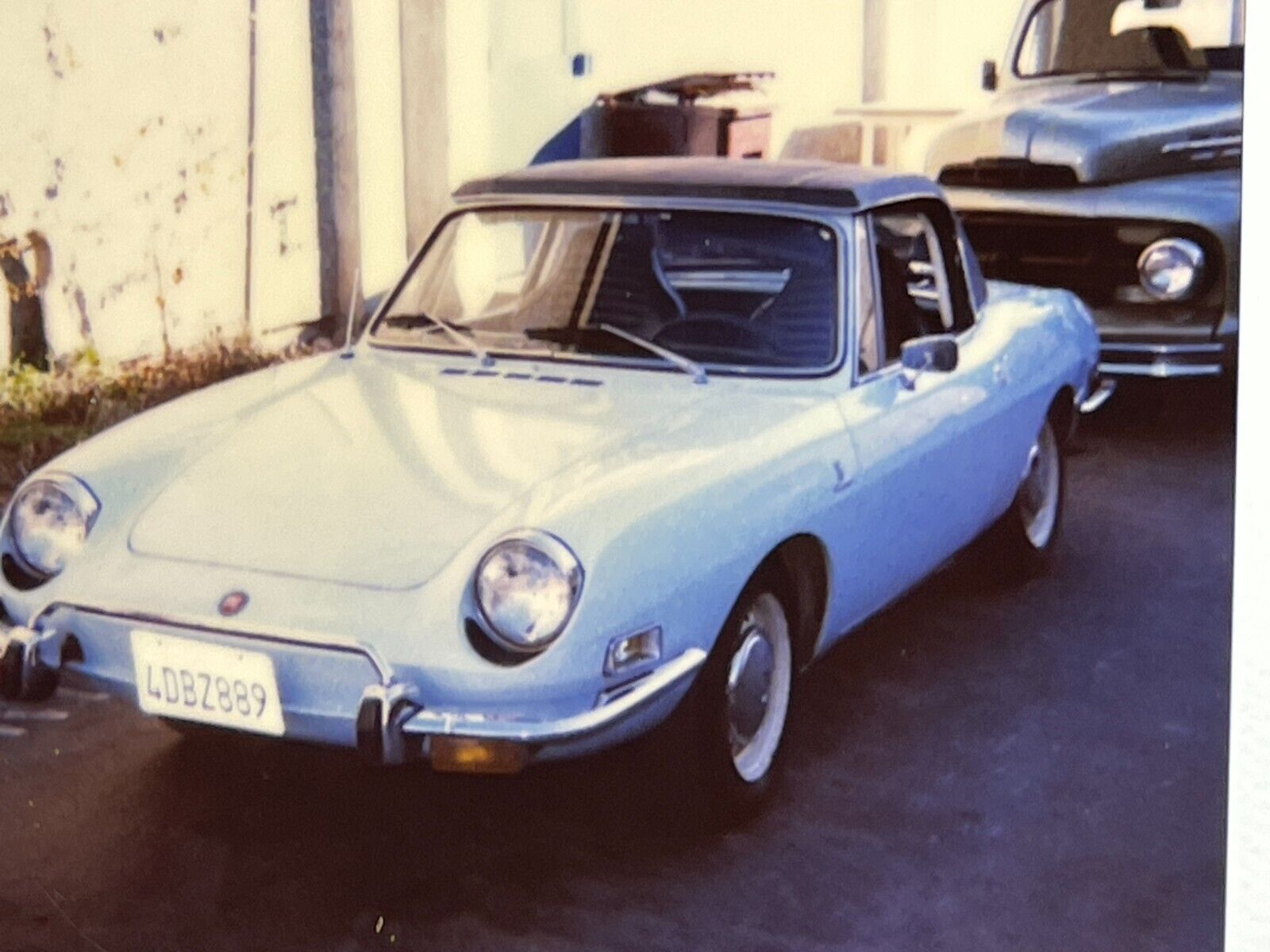CCG 2 Photographs From 1980-90\'s Polaroid Artistic Of A 1973 Fiat 850
