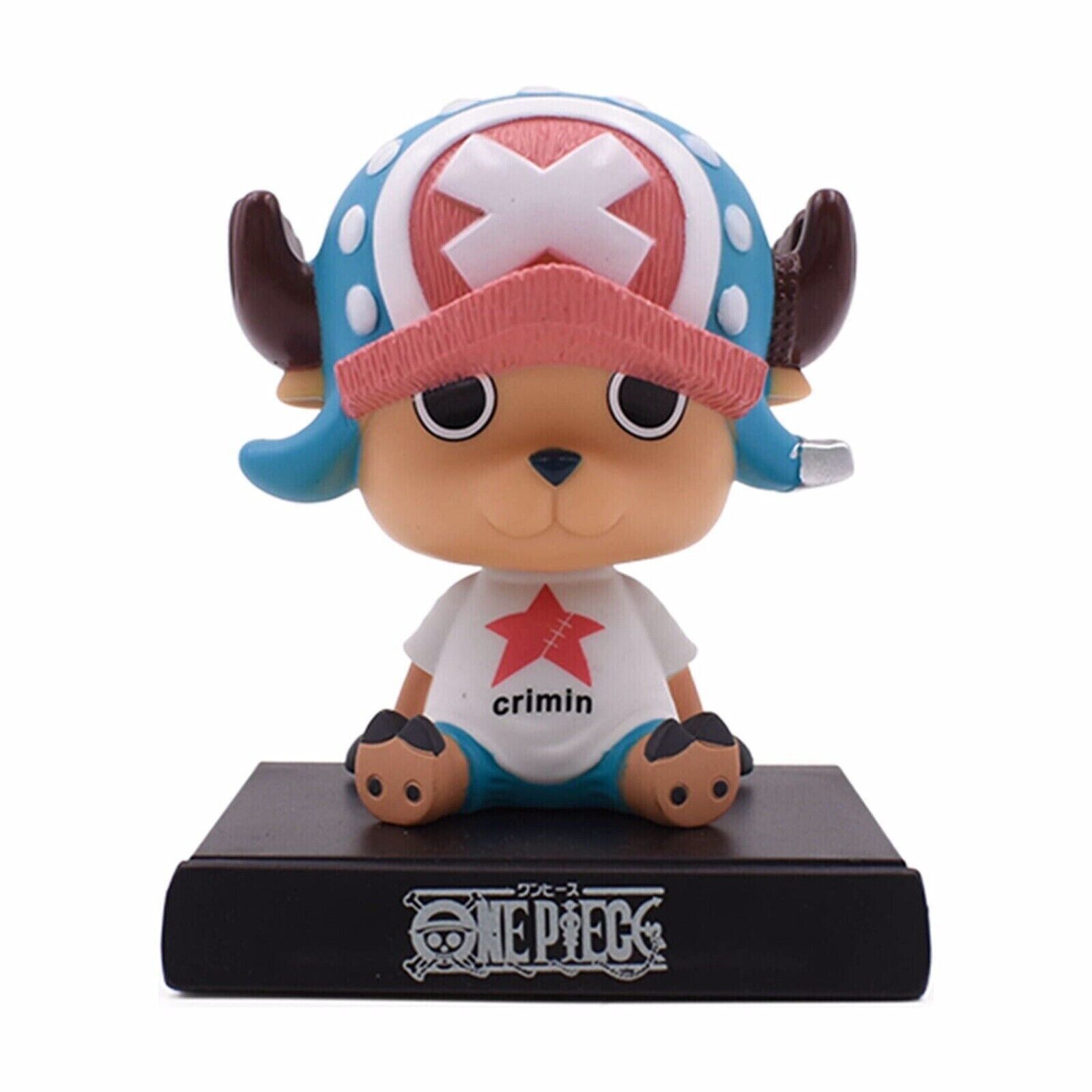 Anime One Piece Tony Tony Chopper Bobblehead Action Figure Toys Gift US Stock