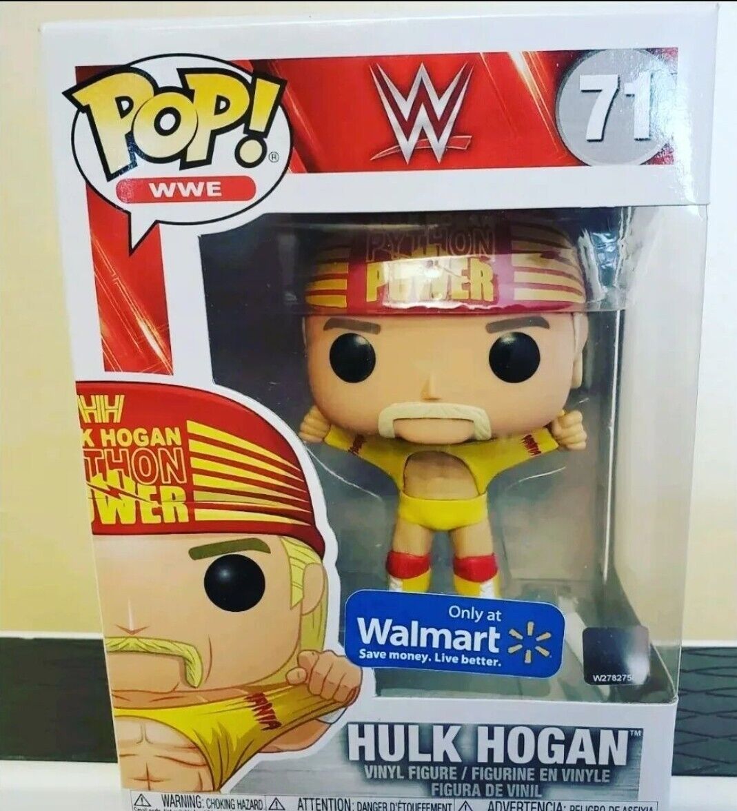 L@@K Pop WWE #71 Hulk Hogan Walmart Exclusive Funko Pop FUNKOPOP 