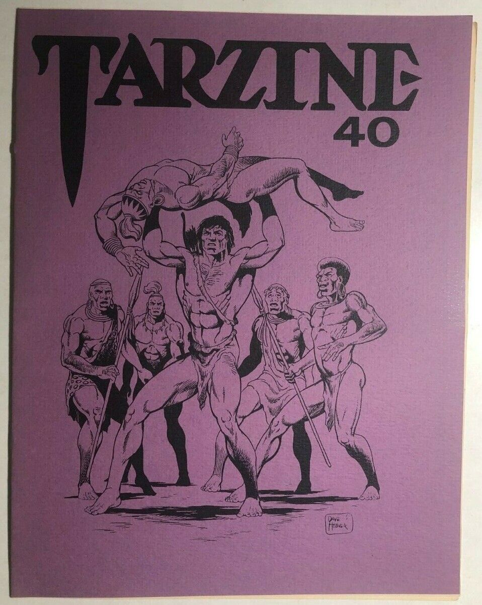 TARZINE #40 (1985) ERB Tarzan fanzine Dave Hoover cover VG+