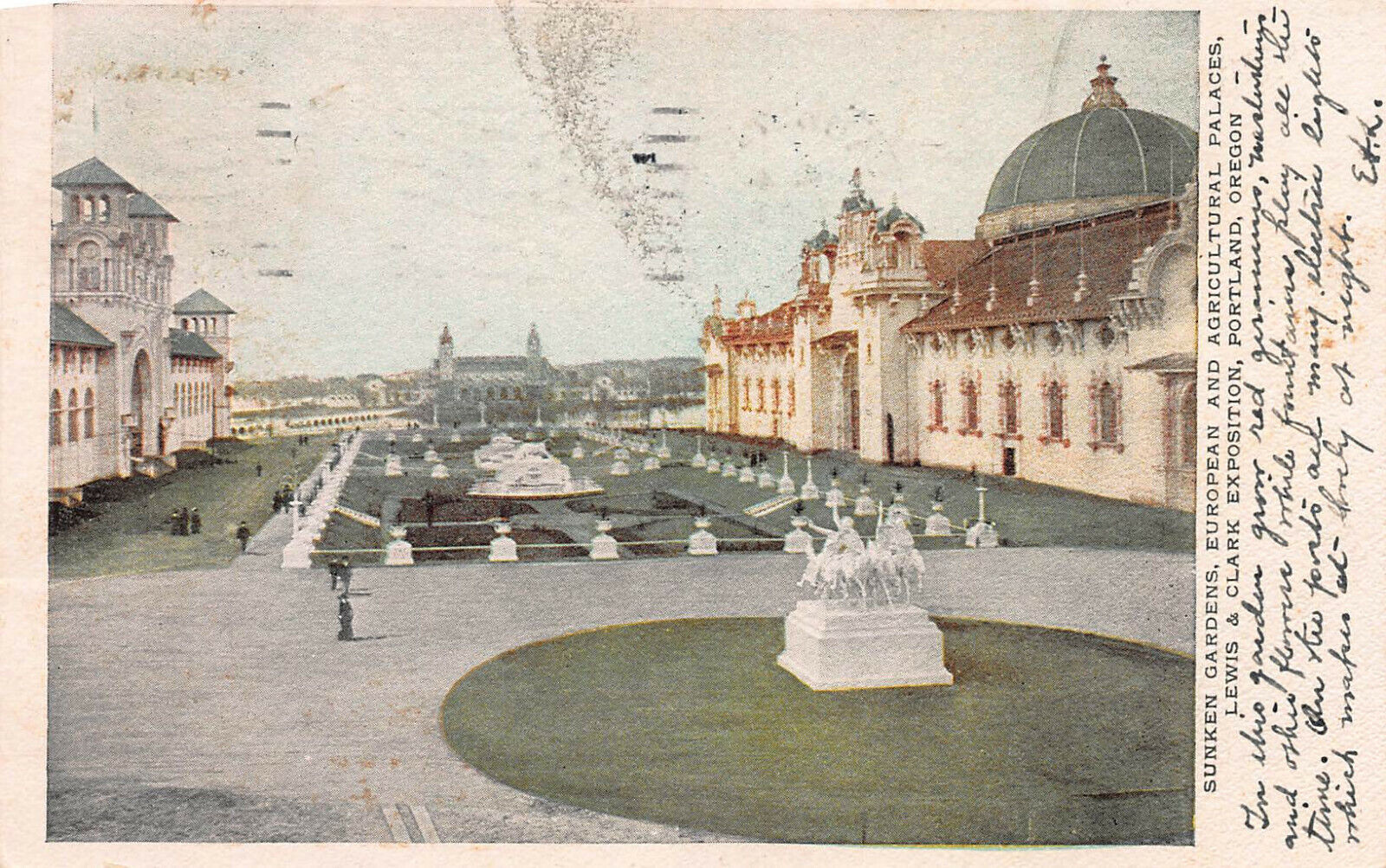 European & Agricultural Palaces, Lewis & Clark Expo, Portland, OR, Used in 1905