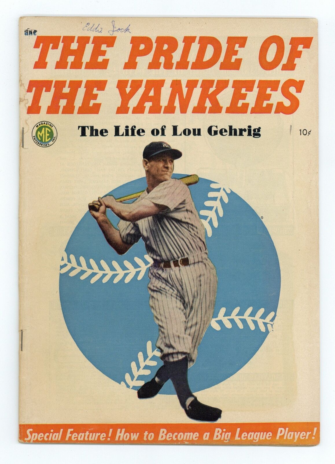 Pride of the Yankees, The #0 VG- 3.5 1949