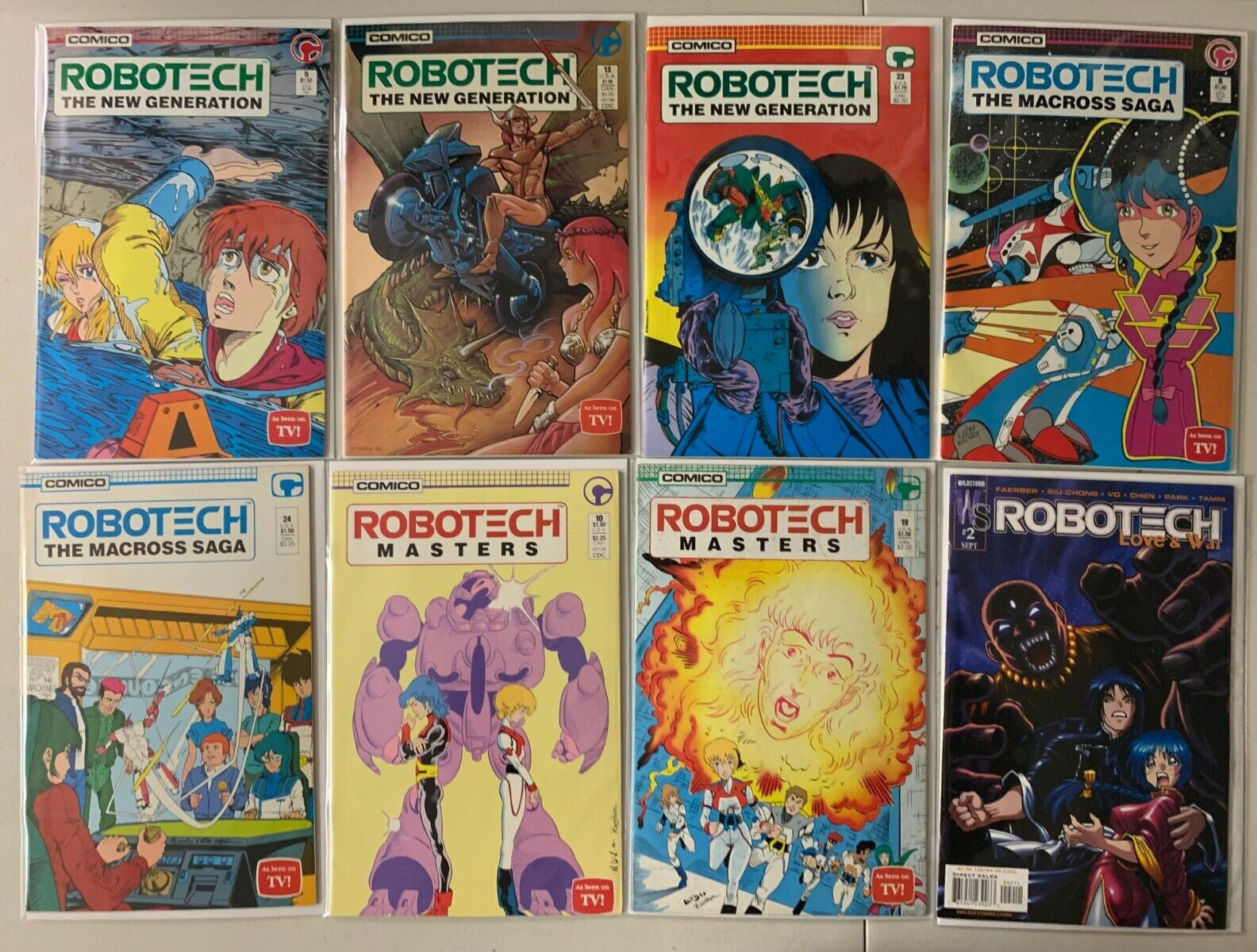 Robotech sampler lot Jump-start your collection 27 diff (avg 6.0 FN) (1985+)