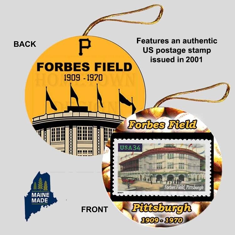 FORBES FIELD Christmas Ornament  Pittsburgh Pirates Vintage Collectible Baseball