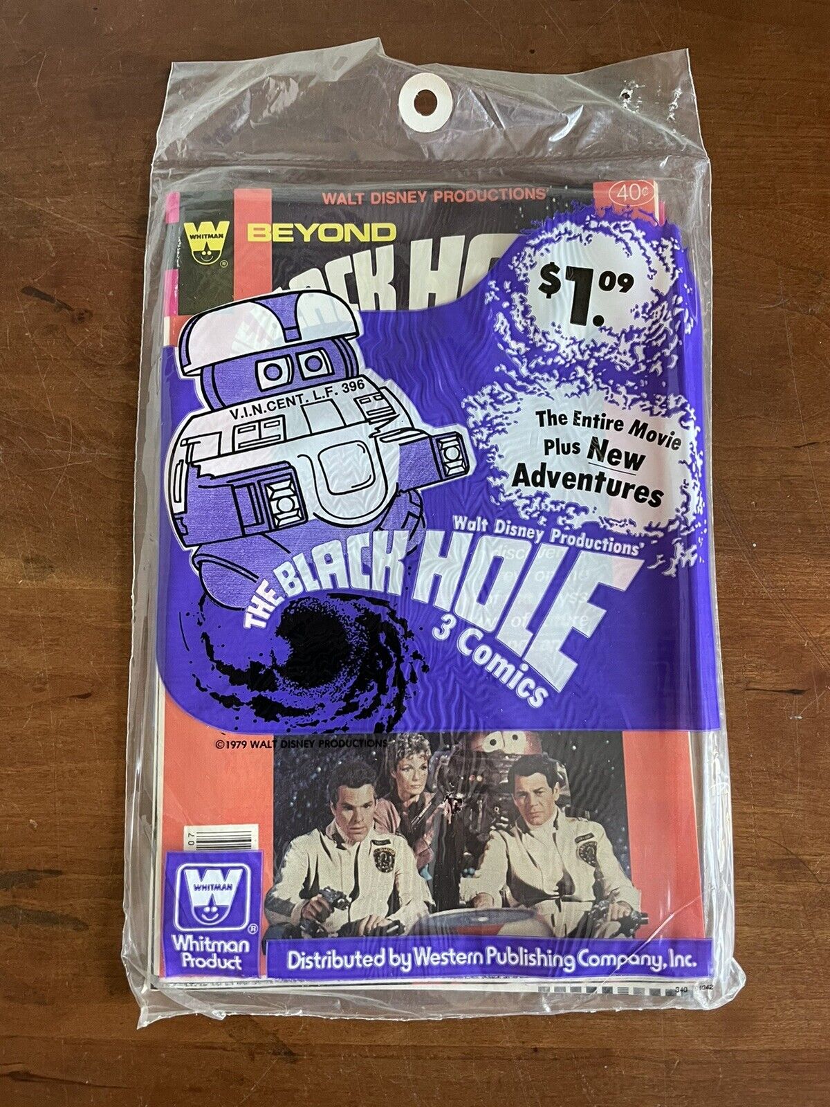 Disney’s The Black Hole #s 1 2 3 (1980) Whitman 3-Pack #s1-3 SEALED Polybag