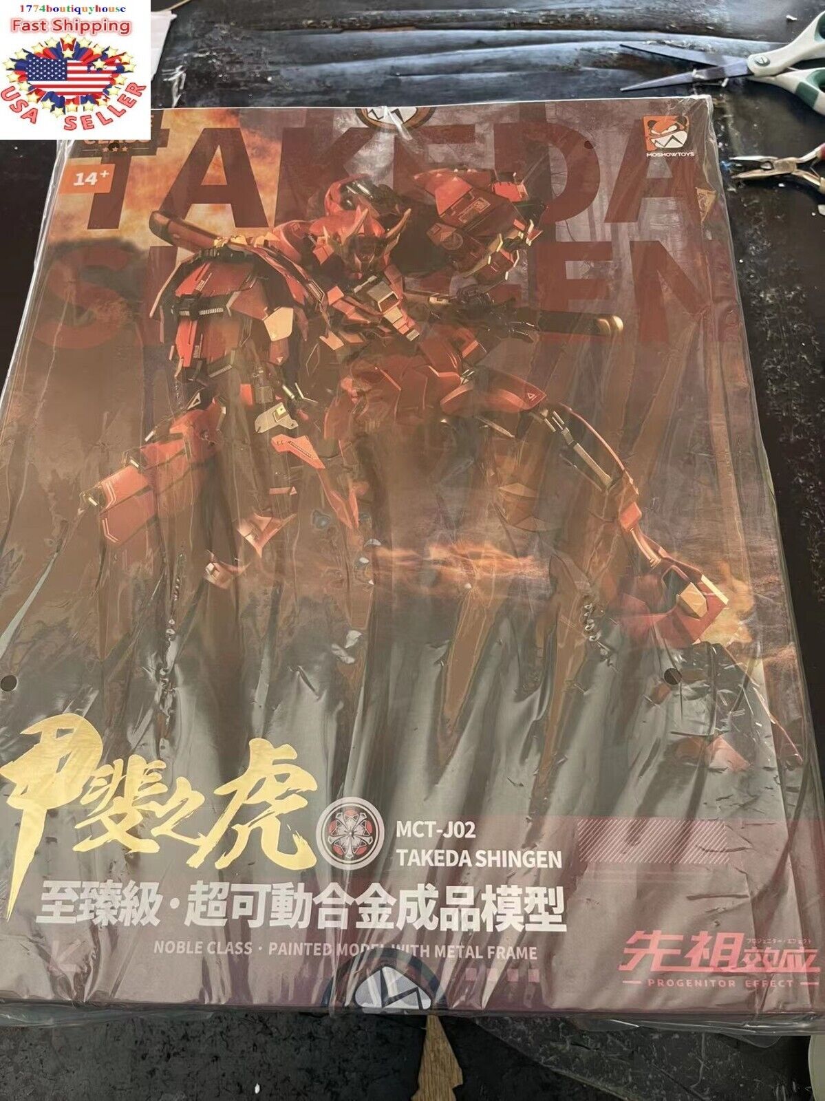 New IN BOX Moshowtoys Progenitor Effect Mct J02 Tiger Takeda Shingen 28cm  USA