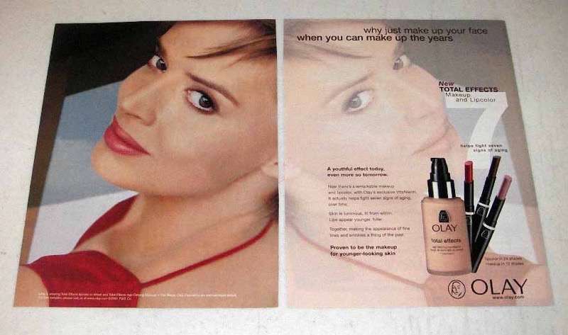 2001 Oil of Olay Total Effects Makeup Ad