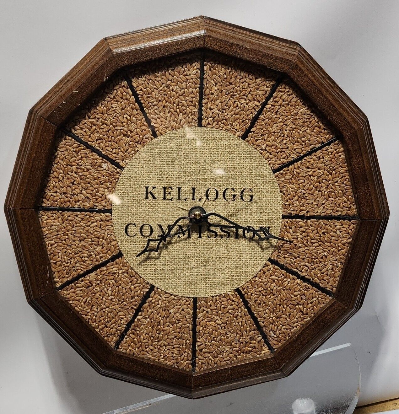 Kellogg Commission Wall Clock 1990s Agriculture Seed Feed Program Rare Works 