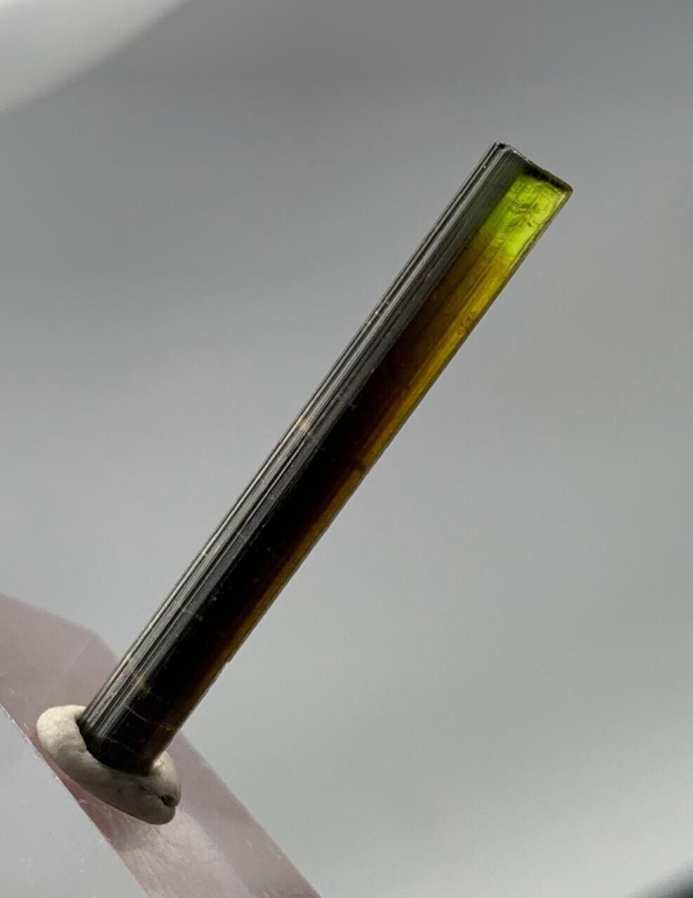 8.30 Carat beautiful terminated green Tourmaline crystal from Afghanistan