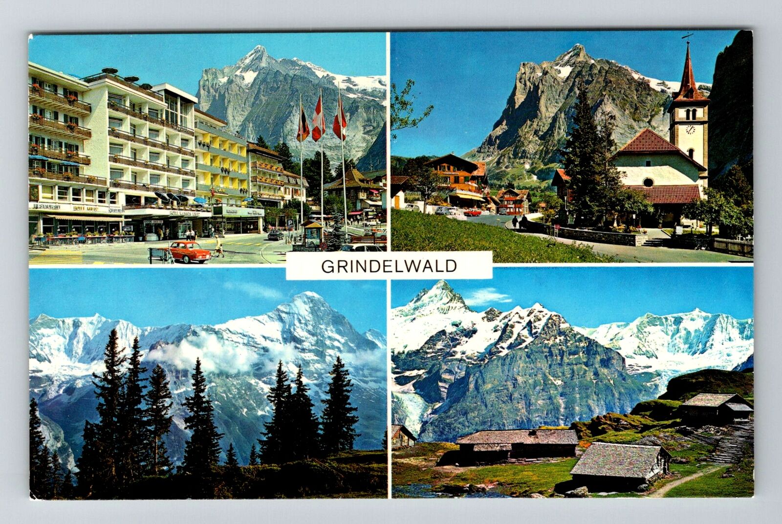 Grindelwald-Switzerland, General Greetings, Vintage Postcard