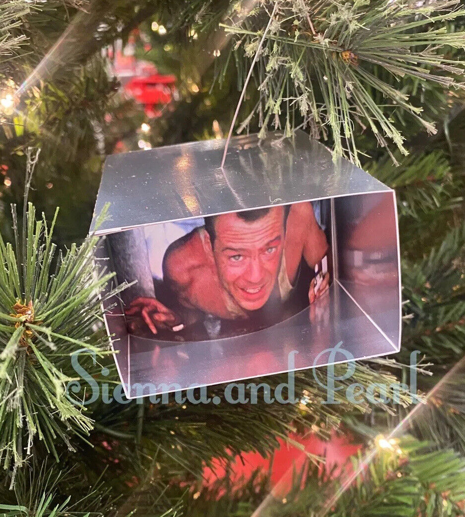 Die Hard Christmas Ornament Silver Inside And Outside John McClane 4