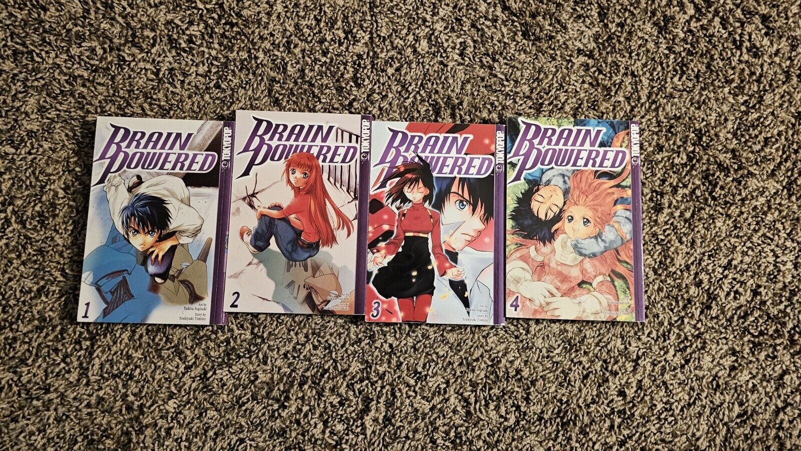 Brain Powered Manga Volume 1-4