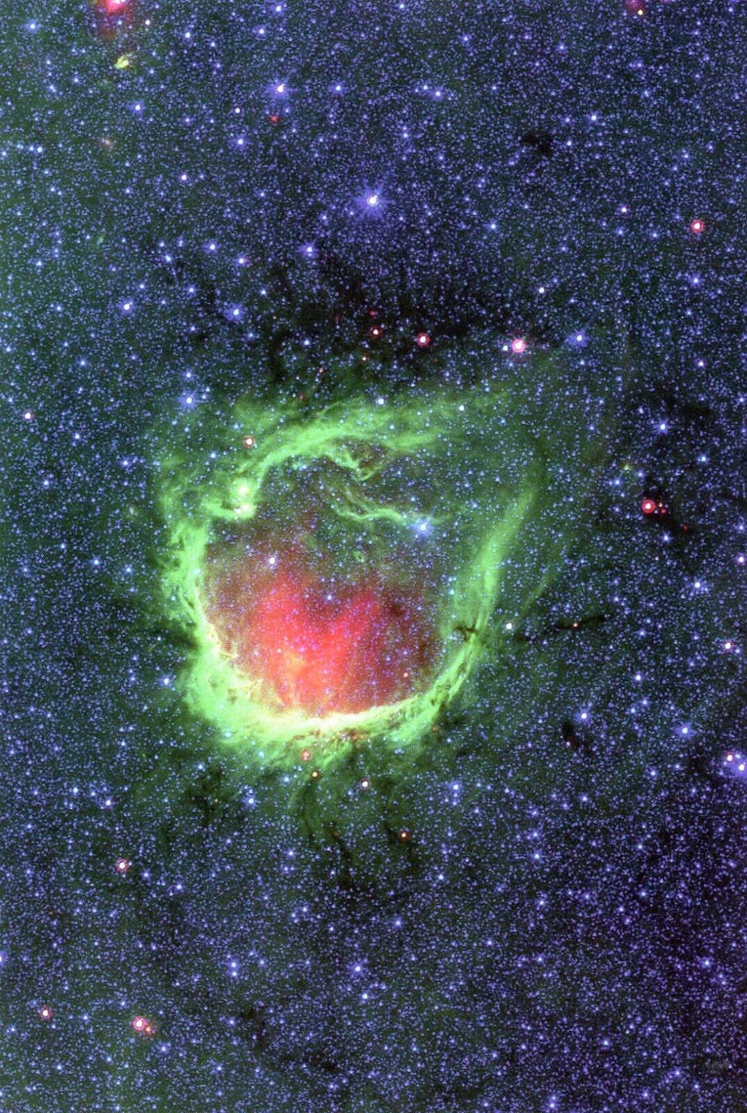 Star Bubbles, a Nebula in the Constellation Scorpius, NASA Photo --POSTCARD