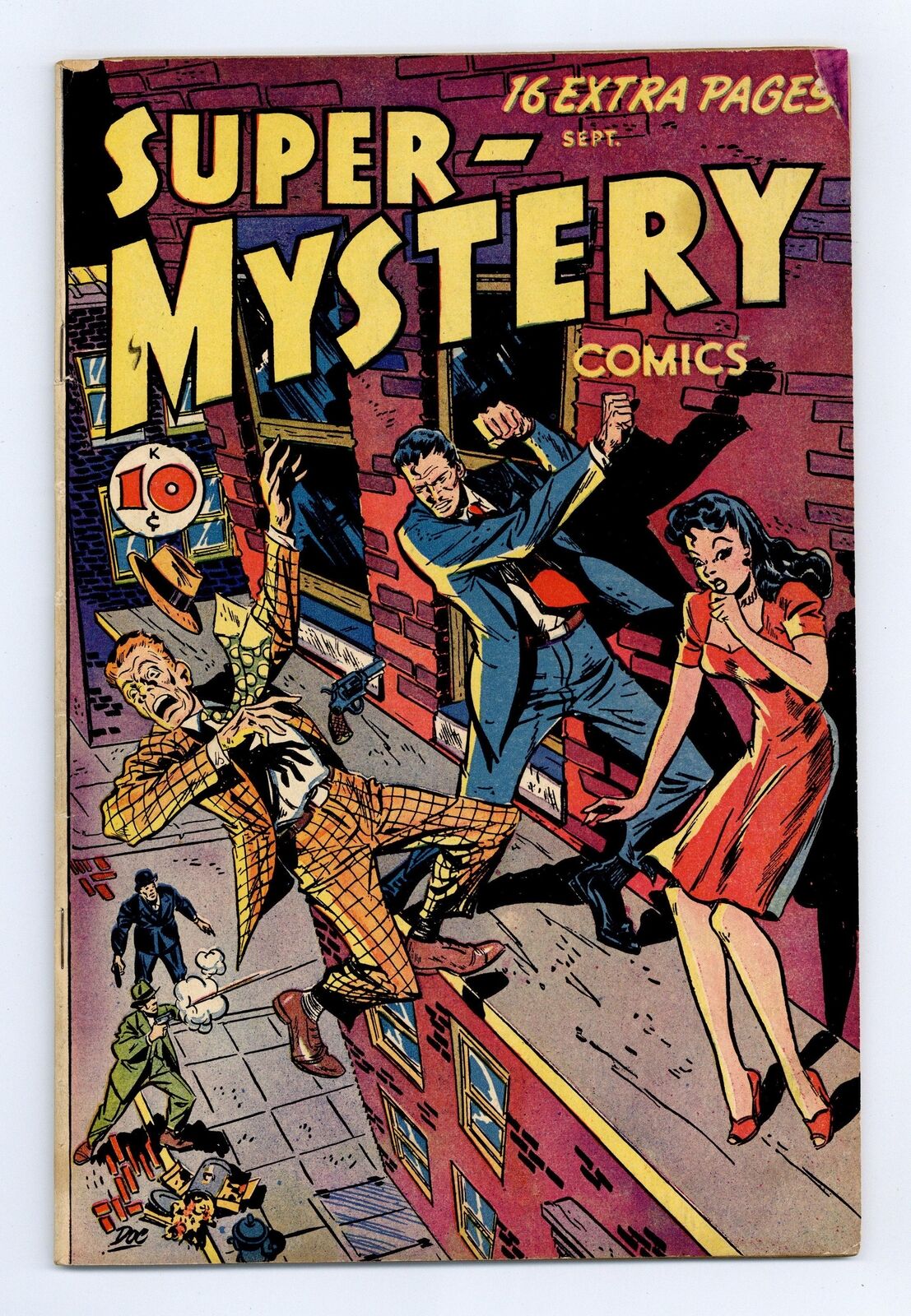 Super Mystery Comics Vol. 7 #1 VG- 3.5 RESTORED 1948