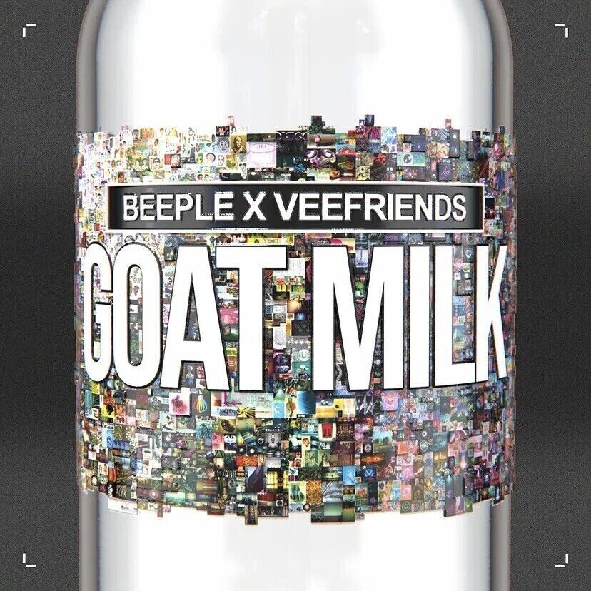 Beeple x Veefriends - GOAT MILK Gift Goat Bottle New Unopened