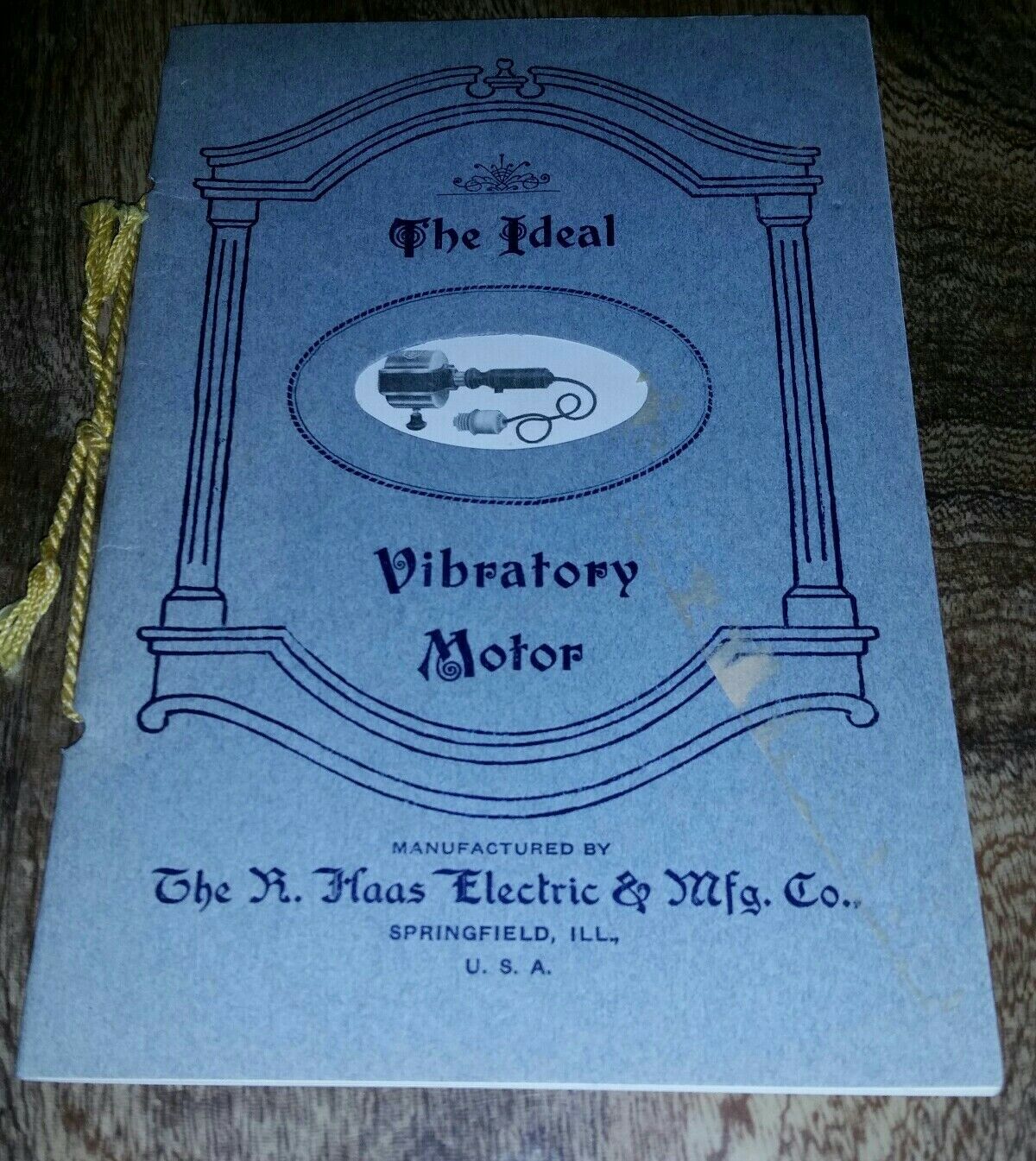 The Ideal Vibratory Motor For Physicians Use Haas Electric June 1906 Booklet Rar