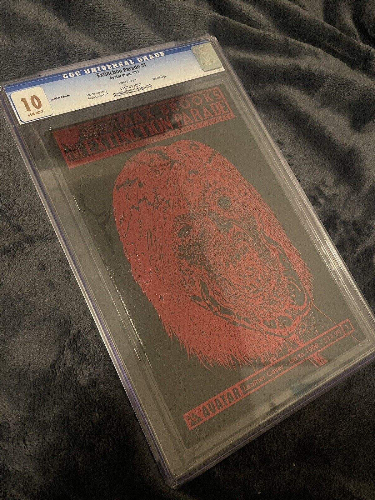 Extinction Parade #1 CGC 10.0 Gem Mint Red Foil Leather only 1,000 copies made