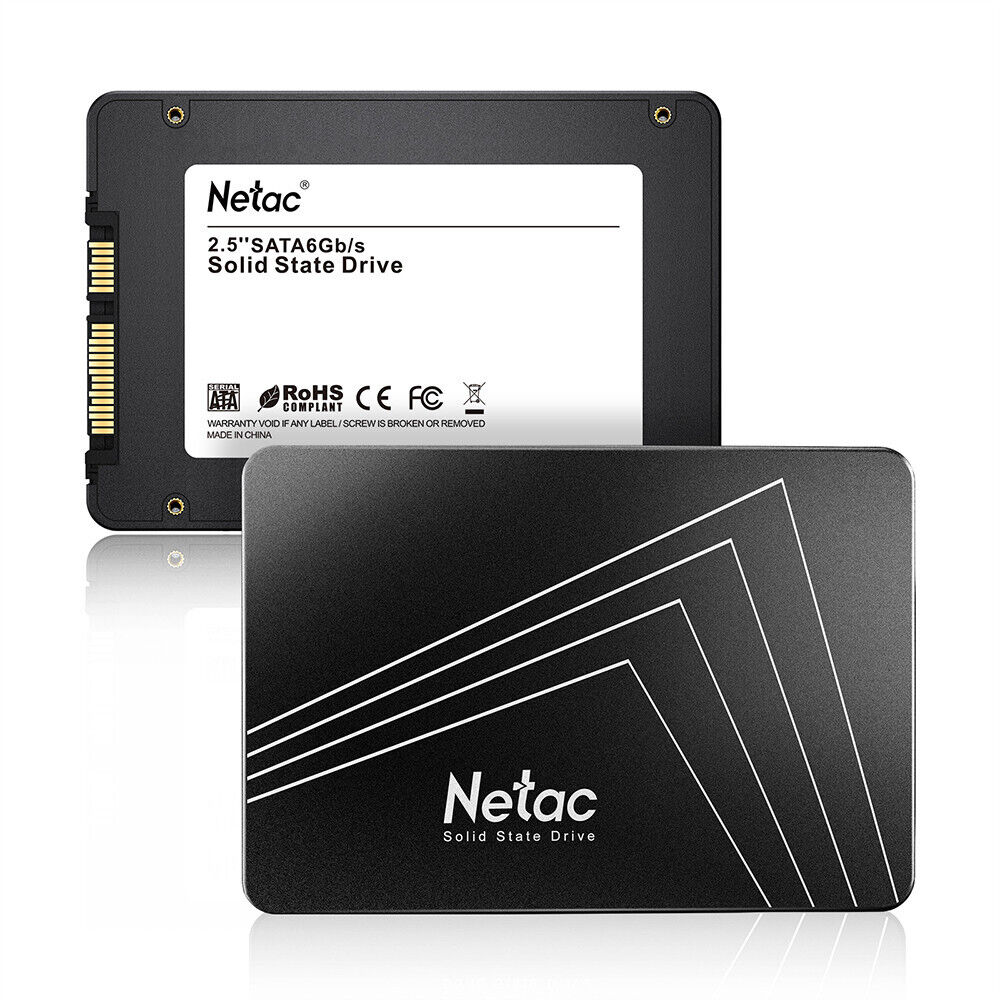 Netac 512GB SSD 2.5'' SATA III 6 Gb/s Internal Solid State Drive 500MB/s