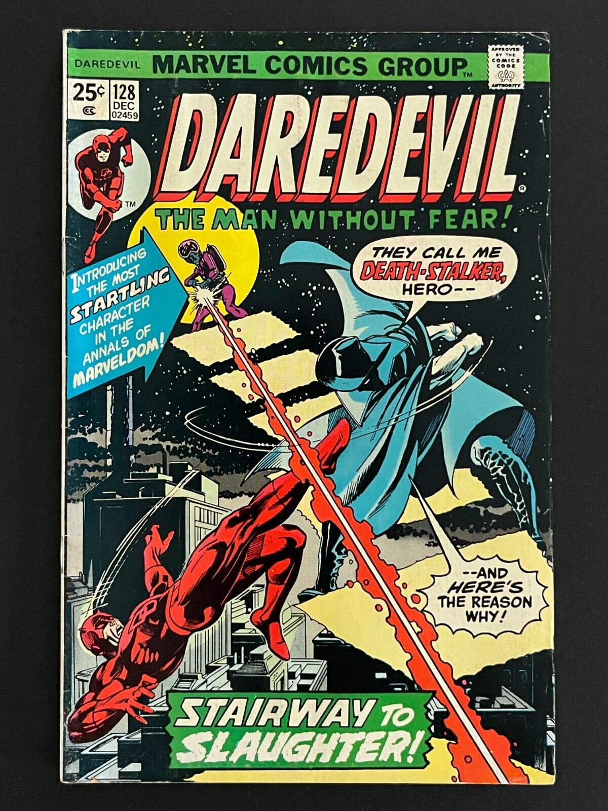 Daredevil #128 (1975, Marvel, Klaus Janson artwork, FN) COMBINE SHIPPING