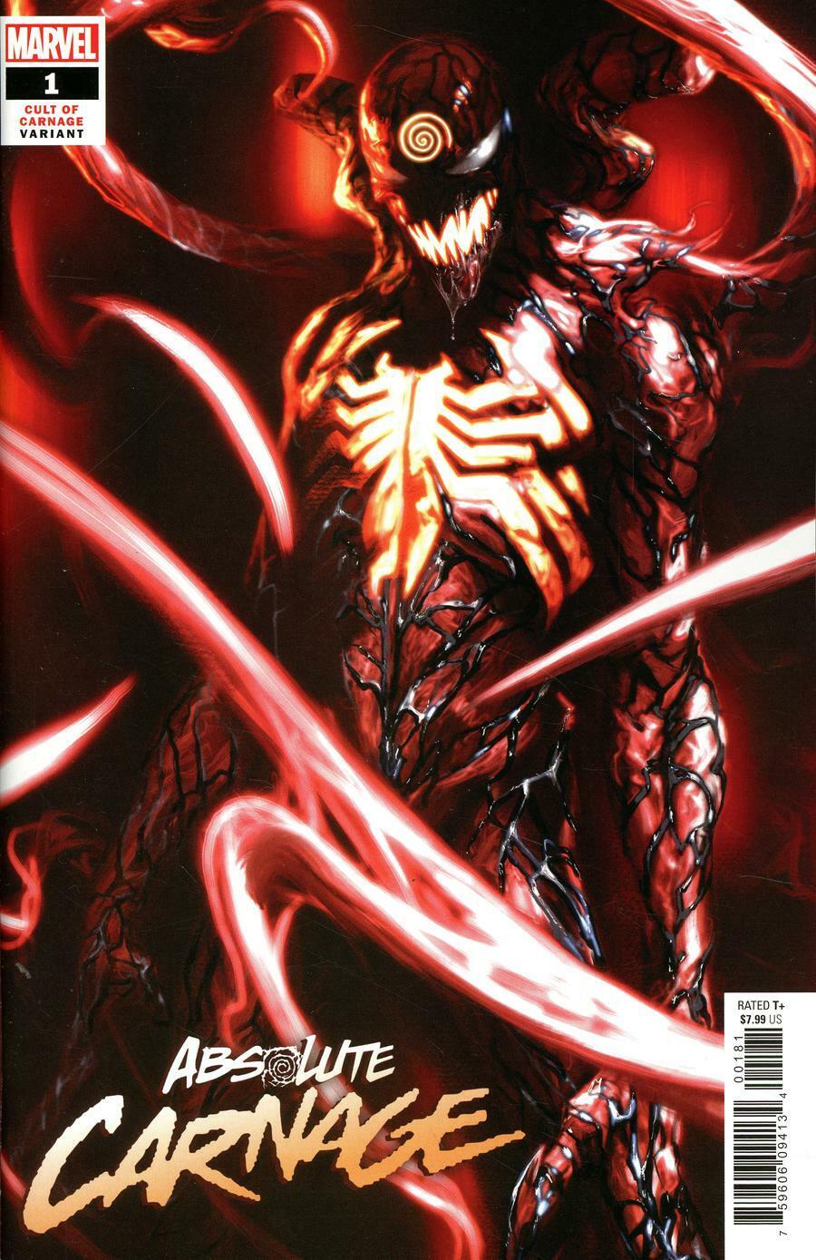 Absolute Crnage #1 Cover J Cult of Carnage Variant 2019 Marvel NM