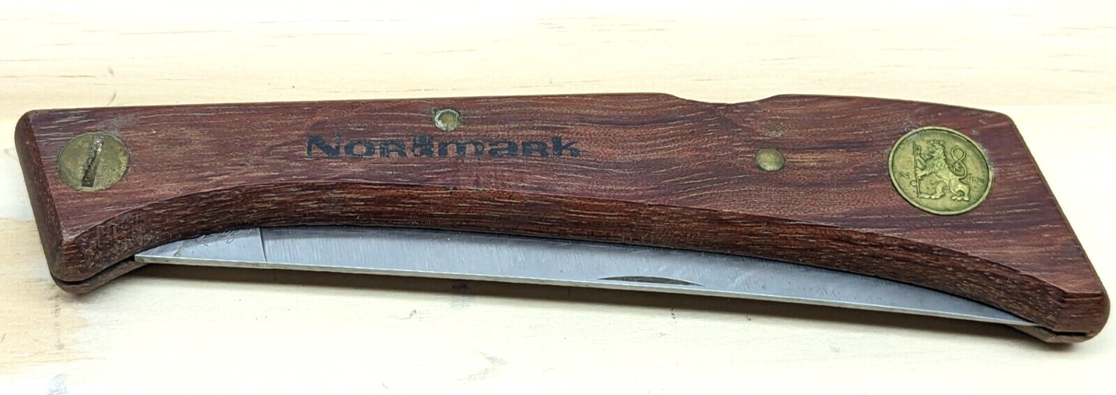 Vintage Normark Fillet Folding Knife With Sheath