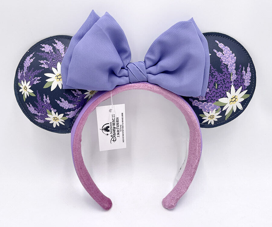 2022 French Lavender Flower Purple Disney Parks Limited Lilac Ears Headband
