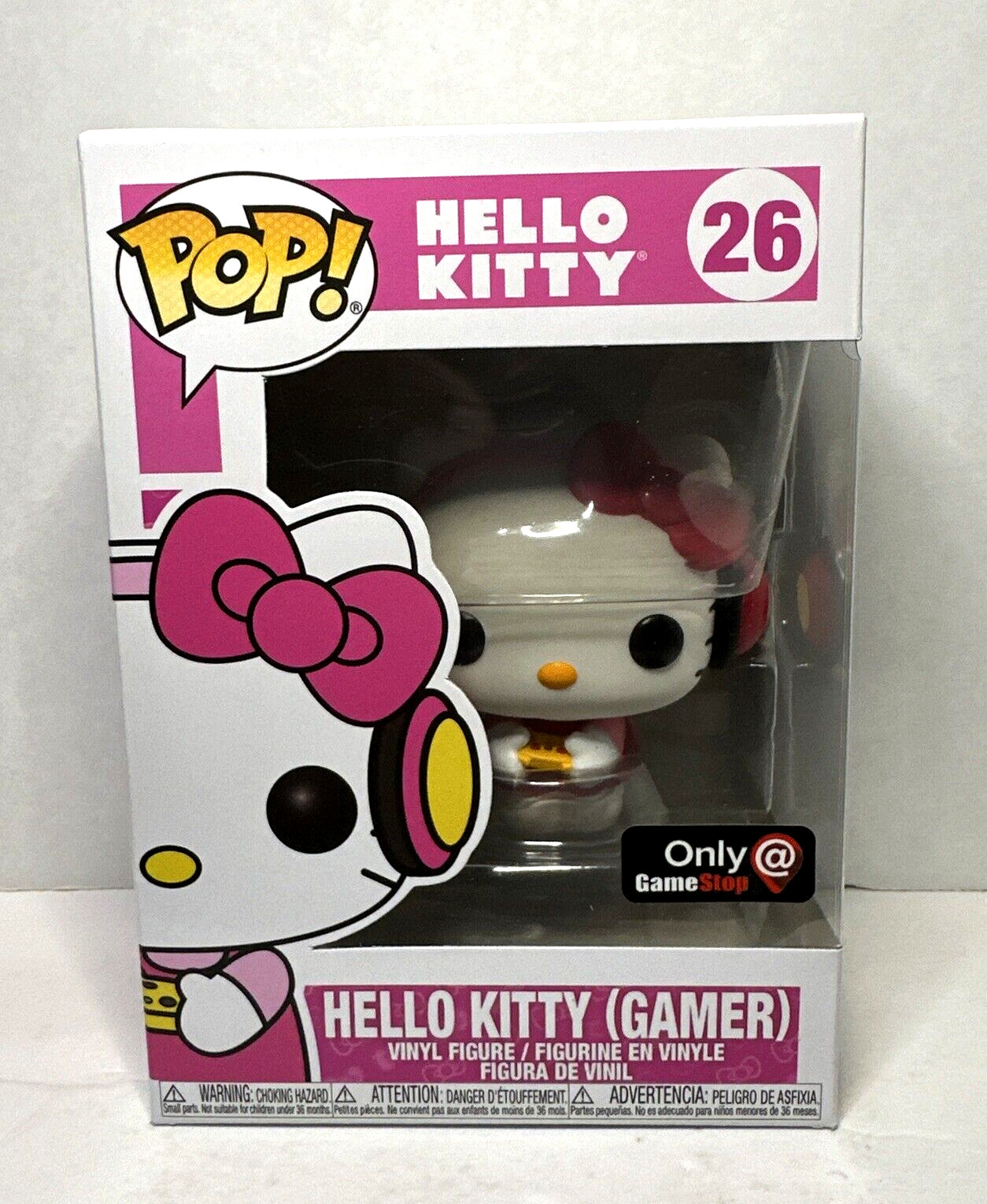 Funko POP Hello Kitty Gamer #26 GameStop Excl. New Unopened Vaulted w/Protector