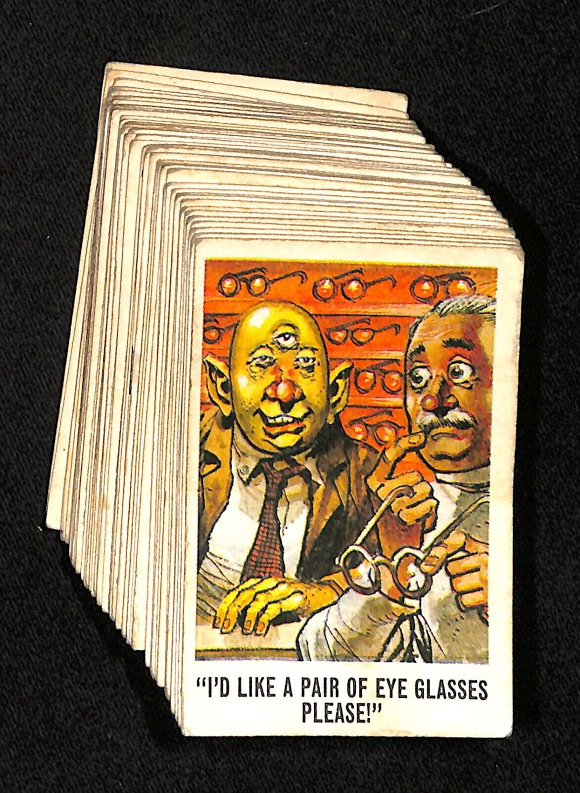 1967 A&BC You\'ll Die Laughing Complete Trading Card Set 48 G/VG AVG 6970