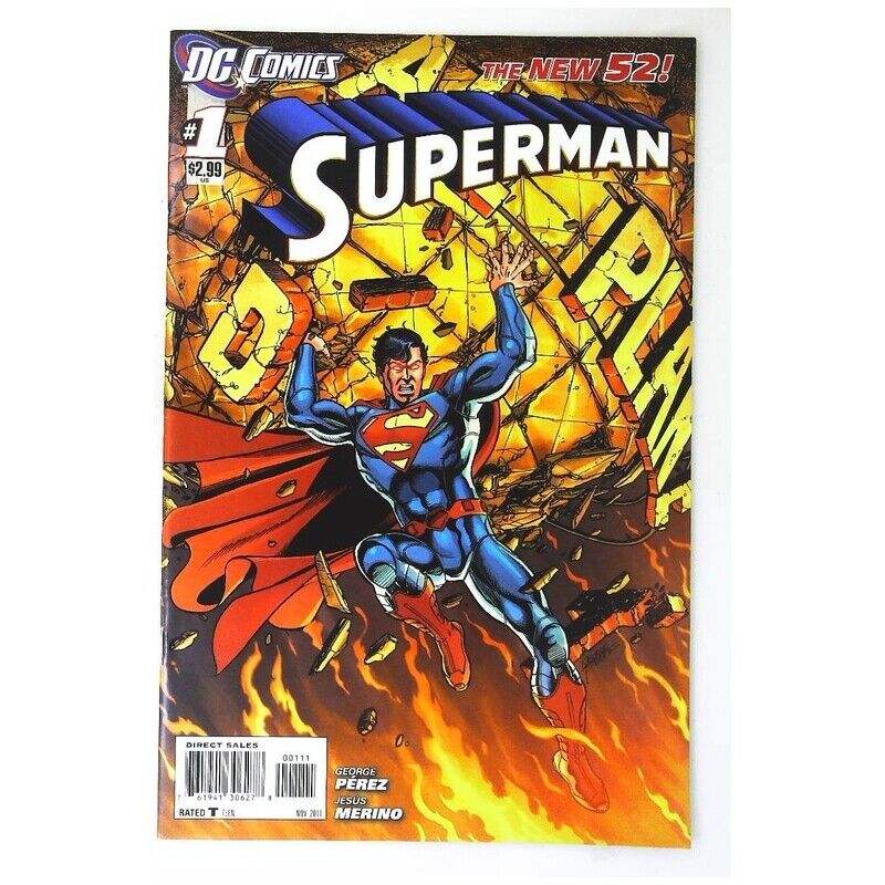 Superman (2011 series) #1 in Near Mint minus condition. DC comics [j]