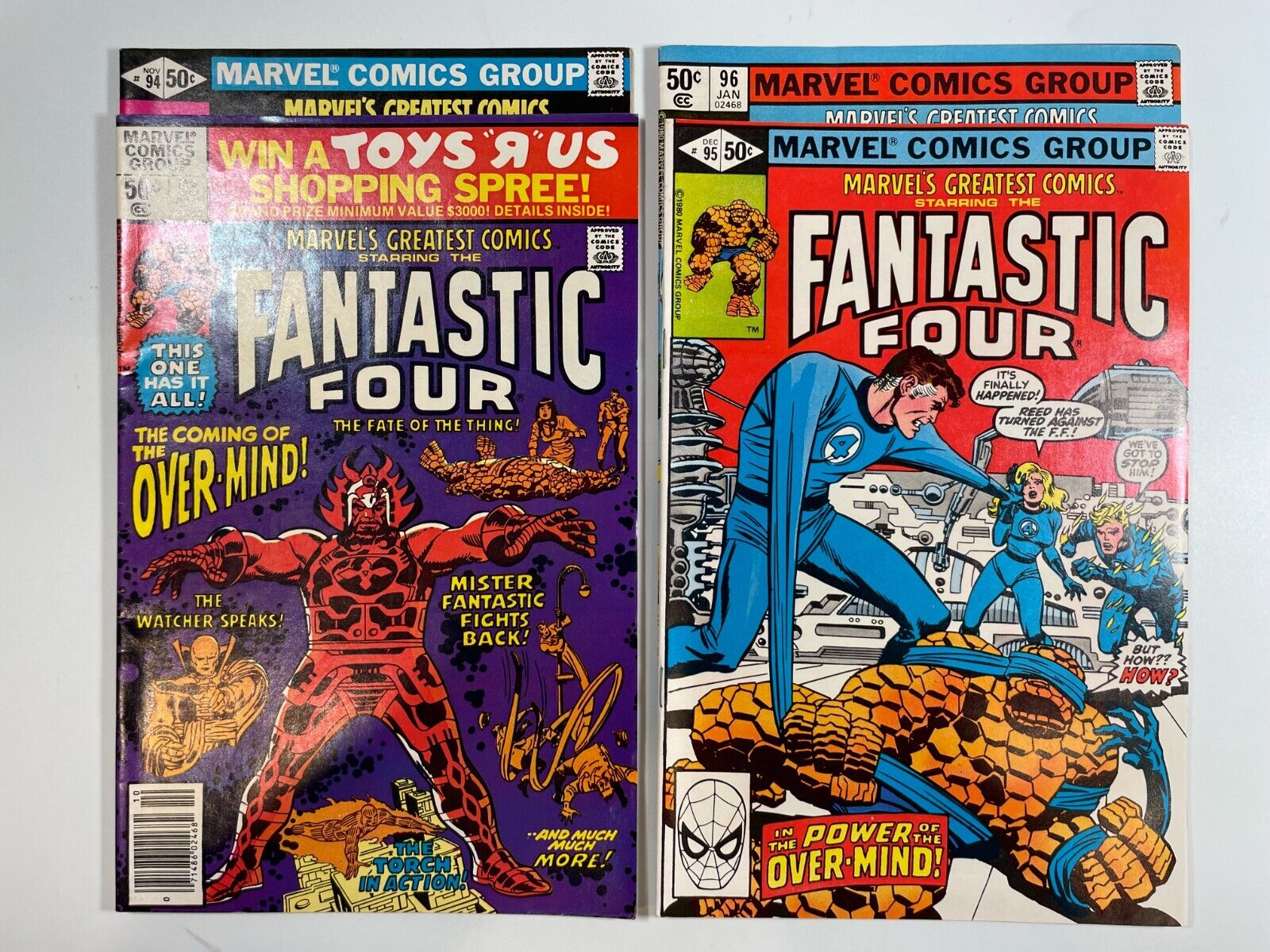 Marvel's Greatest Comics #93 94 95 96 - Lot of 3 - 1980 - Stan Lee -John Buscema
