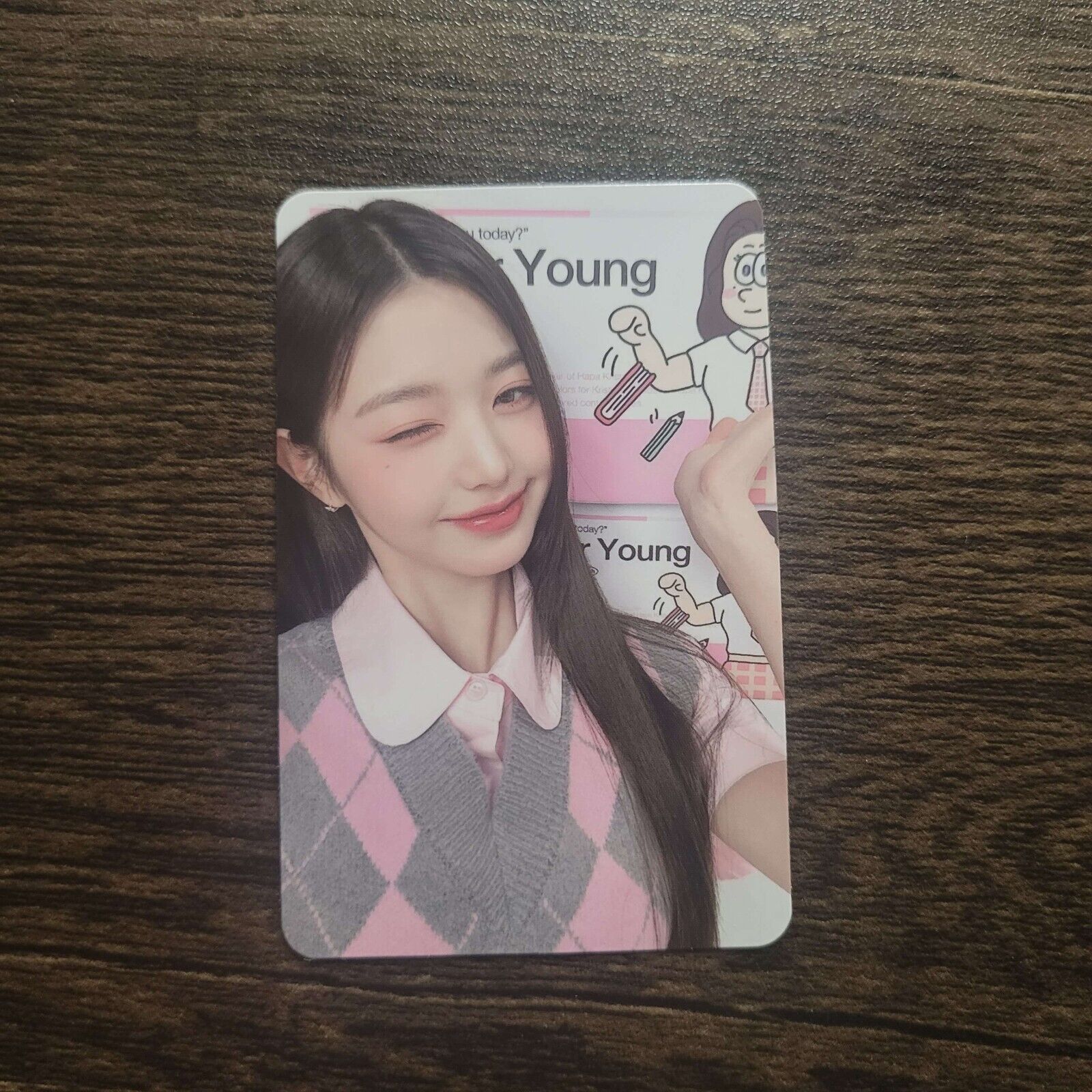 IVE Wonyoung × Hapa Kristin - Version 4 Photocard (Photo Card/PC)