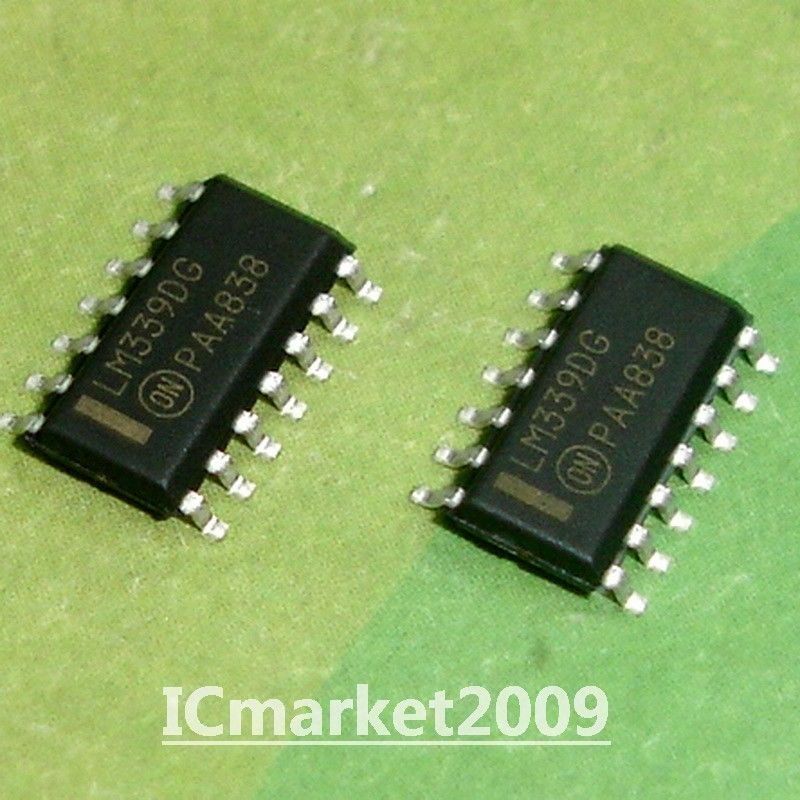 50 PCS LM339DG ON SOP-14 LM339DR2G LM339 Quad Differential Comparator Chip IC