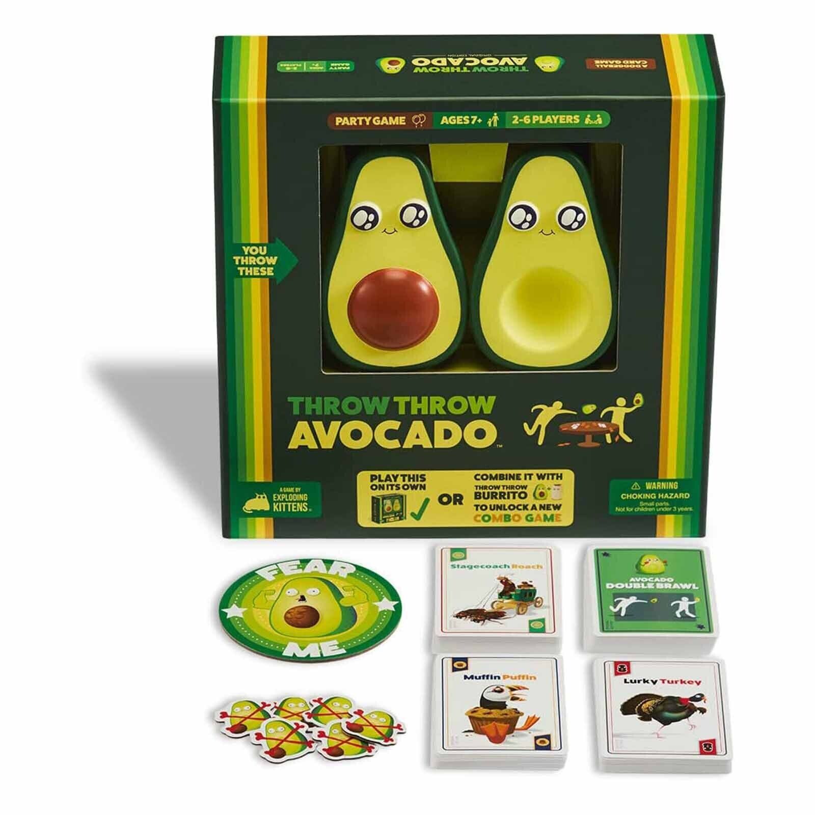 Throw Throw Avocado Party Game NEW IN STOCK