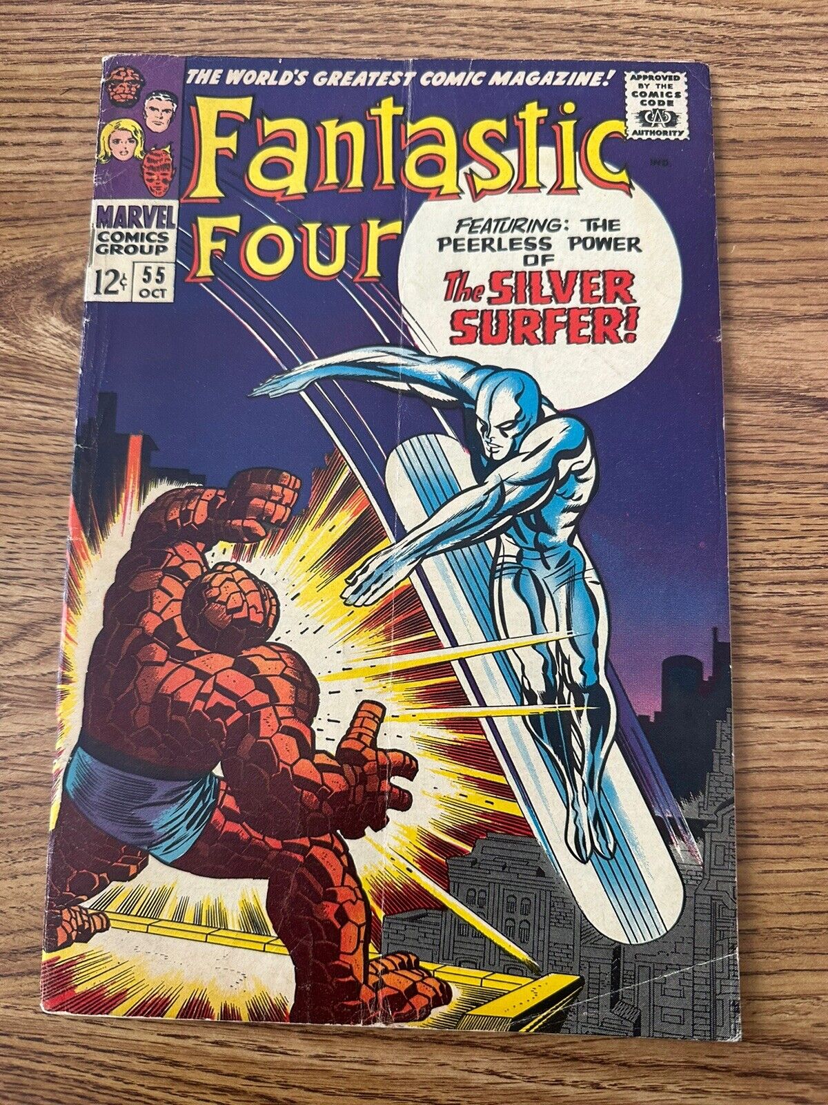 Fantastic Four #55 (1966) Silver Surfer Cover GD+