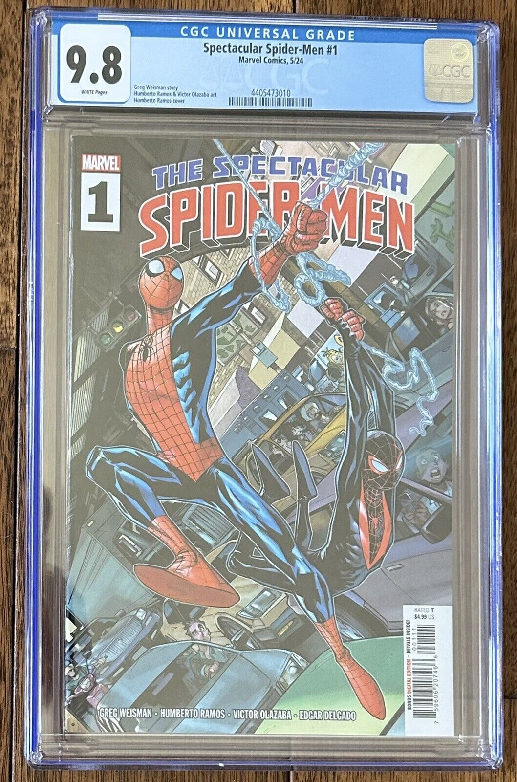 Spectacular Spider-Men #1 - Miles Morales/Peter Parker - Marvel 2024 - CGC 9.8