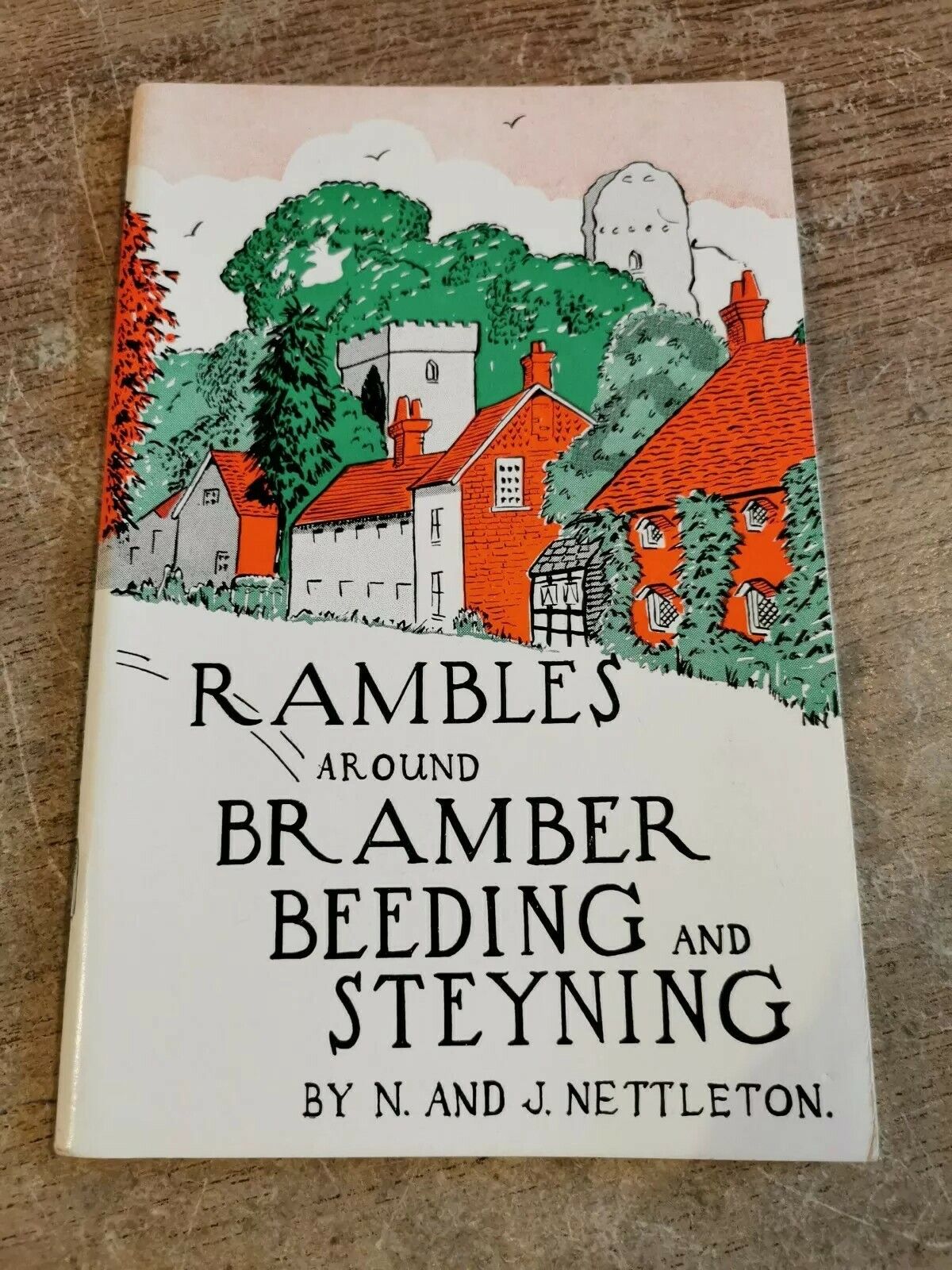 Rambles Around Bramber, Beeding & Steyning. Vintage Guidebook, 36 pages 