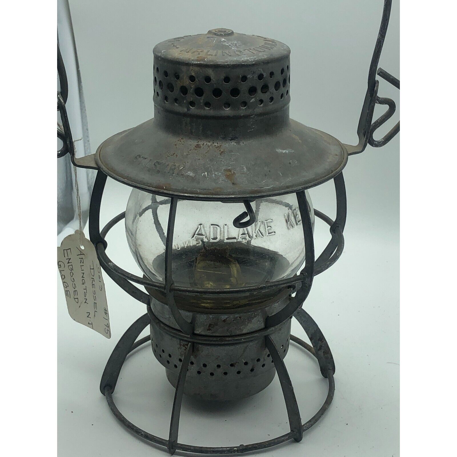 Antique Dressel Arlington St. LSW. RY.  Railroad Lantern