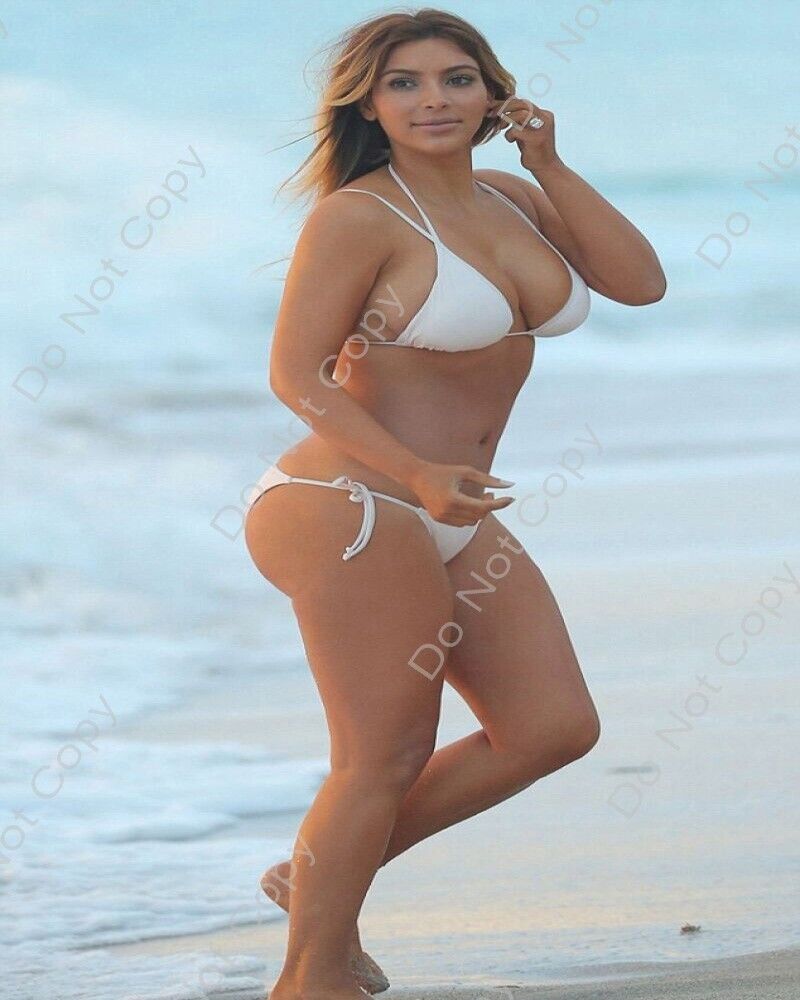 8x10 Kim Kardashian PHOTO photograph picture print hot sexy cute bikini lingerie