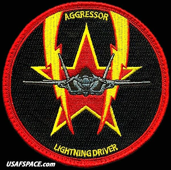 USAF 65th AGGRESSOR SQ - F-35 - AGGRESSOR LIGHTNING DRIVER - ORIGINAL VEL PATCH